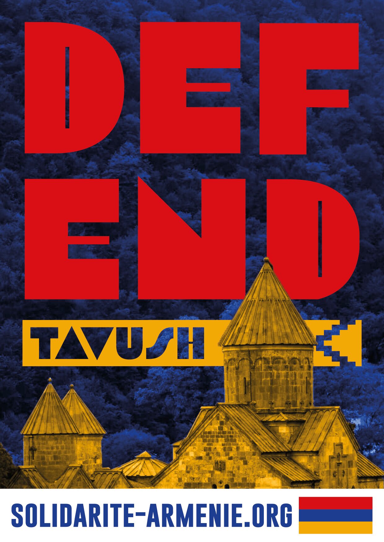 Autocollants "Tavush pour la Patrie" lot de 50