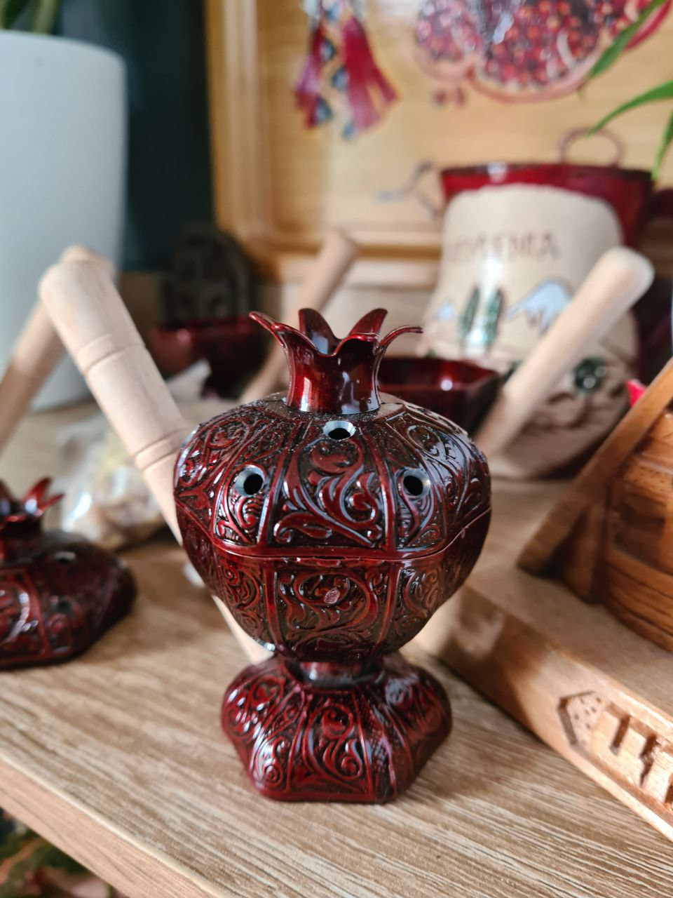 Brûleur d'encens grenade (Khung)